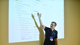 Axel Morgner als Speaker auf den IT-Tagen 2023. 